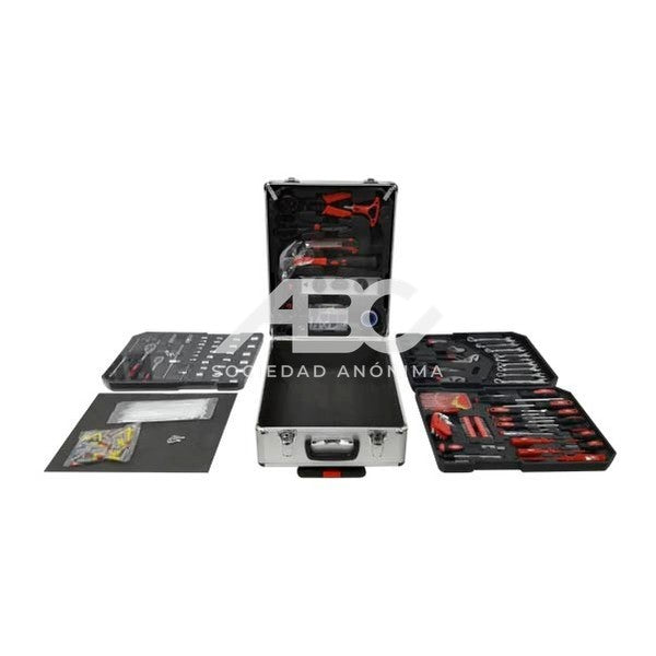 KIT HERRAMIENTAS EN VALIJA ALUMINIO 384 PIEZAS HYUNDAI 17089