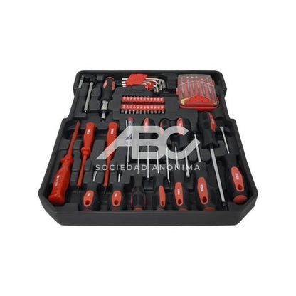 KIT HERRAMIENTAS EN VALIJA ALUMINIO 384 PIEZAS HYUNDAI 17089