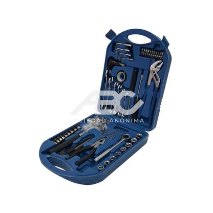 KIT HERRAMIENTAS VALIJA PLASTICA 141 PIEZAS HYUNDAI 17092