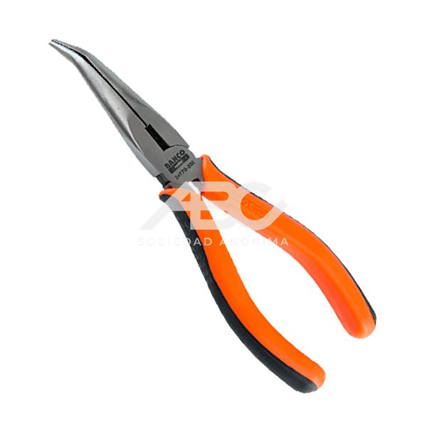 PINZA PUNTA CURVA 1/2 CAÑA 200MM BAHCO 2477 G-200