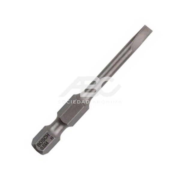 PUNTA PARA ATORNILLAR PLANA - 0,5 X 4,0 X 49MM - X 3U BOSCH 2607001475