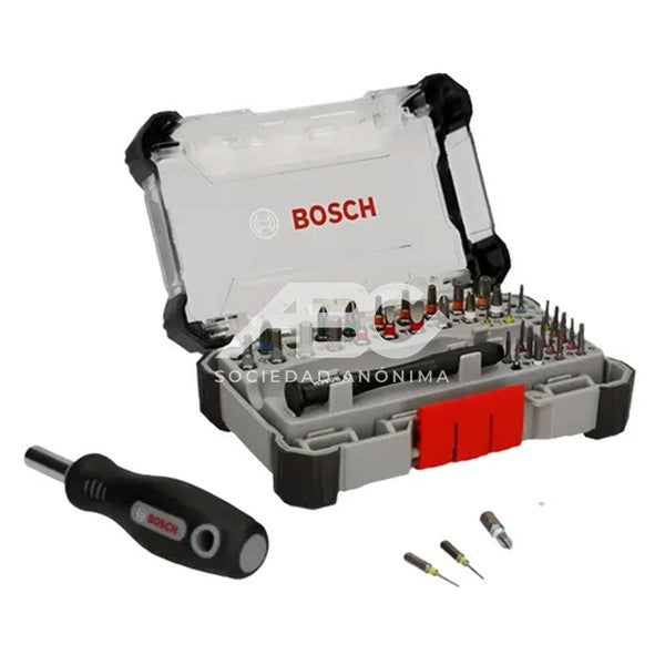 KIT DE ATORNILLADO DE PRECISIÓN CON 42 PIEZAS BOSCH 2607002835