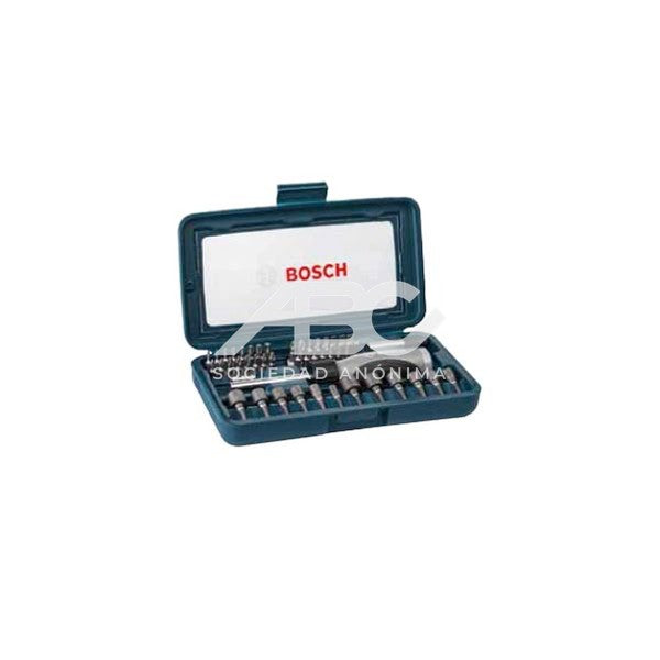 SET CON 46 UNIDADES PARA ATORNILLAR BOSCH 2607017399
