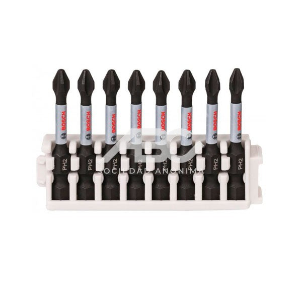 PUNTA PARA ATORNILLAR IMPACT CONTROL - PHILLIPS - #2 X 50MM - X 8U BOSCH 2608522330