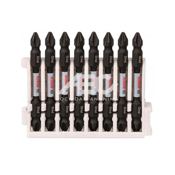 PUNTA DOBLE PARA ATORNILLAR IMPACT CONTROL - PHILLIPS - #2 X 65MM - X 8U BOSCH 2608522337