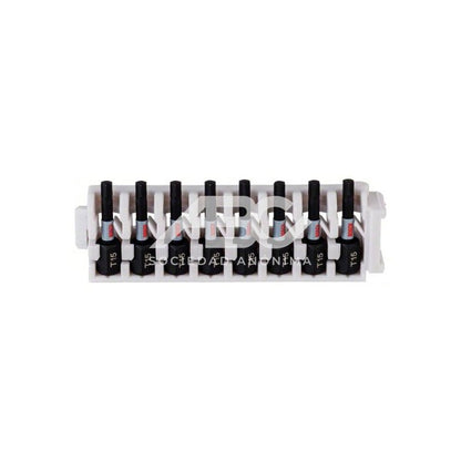 JUEGO DE 8 PUNTAS PARA ATORNILLAR IMPACT CONTROL T15 - 25MM BOSCH 2608522379