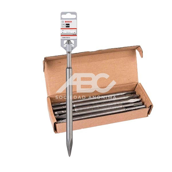CINCEL SDS-PLUS PUNTA ECO 250 MM CAJA X 10 BOSCH 2608578517