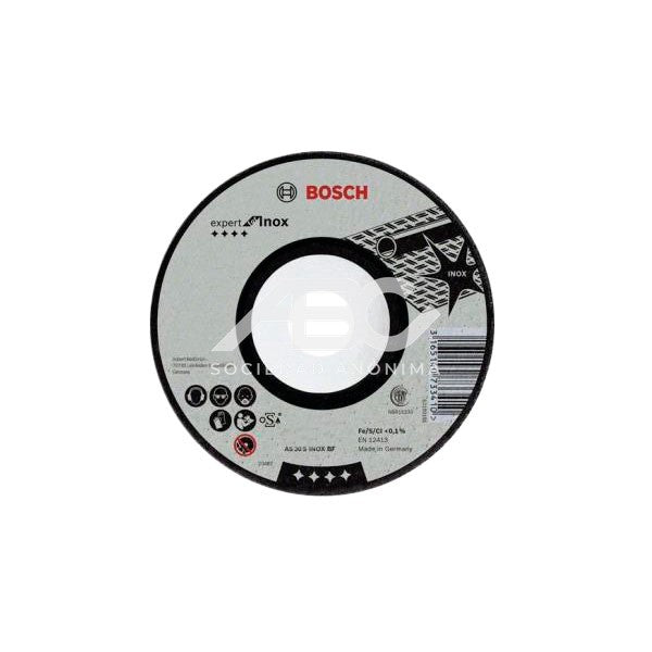DISCO DE DESBASTE - 115 X 6MM - EXPERT FOR INOX - CENTRO DEPRIMIDO BOSCH 2608600539