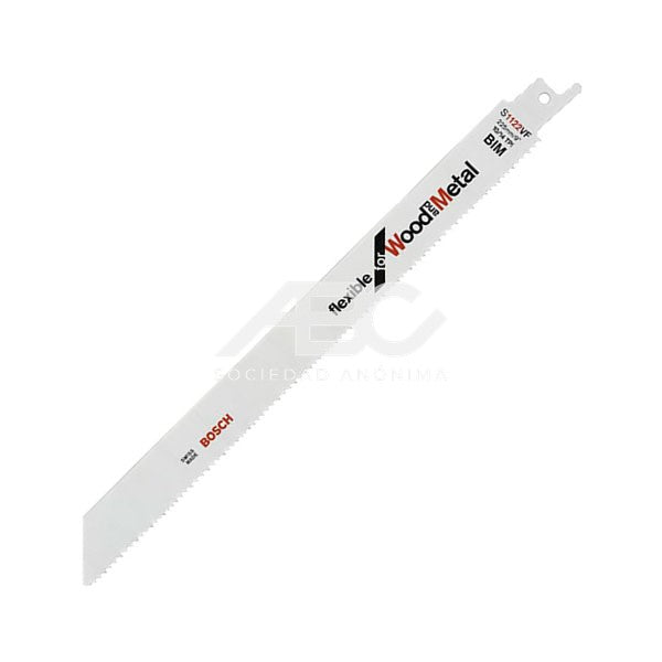 S1122VF - MADERA CON CLAVOS/ METAL, CHAPAS DE METAL, PERFILES DE ALUMINIO - X 5U BOSCH 2608654981
