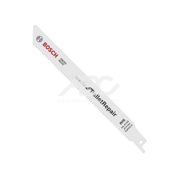 HOJA DE SIERRA SABLE S 725 VFR SPECIAL FOR PALLET REPAIR CONTRA ROTURAS PARA CORTE CONTINUO EN BOSCH 2608658033