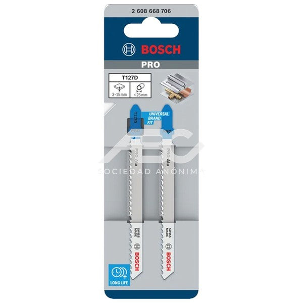 HOJA DE CALAR T127D 2 PZ BOSCH 2608668706