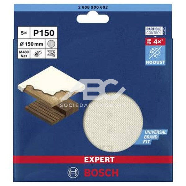 DISCO LIJA EXPERT M480 150MM G150 5 PZ BOSCH 2608900692