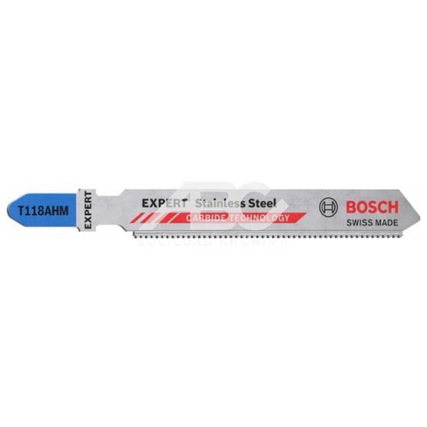 HOJA DE CALAR EXPERT STAINLESSSTEEL T118AHM BOSCH 2608901709
