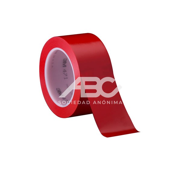 LA CINTA DE VINILO 3M 471 COLOR ROJO SE ADHIERE AL CONTACTO CON UNA AMPLIA VARIEDAD DE 39127
