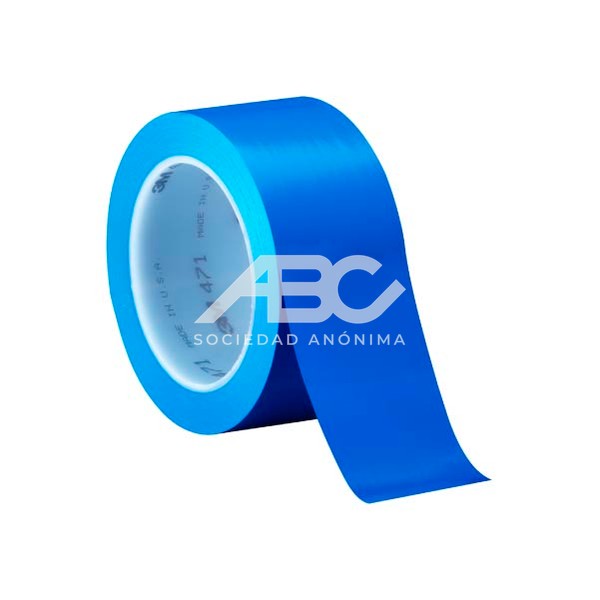 LA CINTA DE VINILO 3M 471 COLOR AZUL SE ADHIERE AL CONTACTO CON UNA AMPLIA VARIEDAD DE 39130