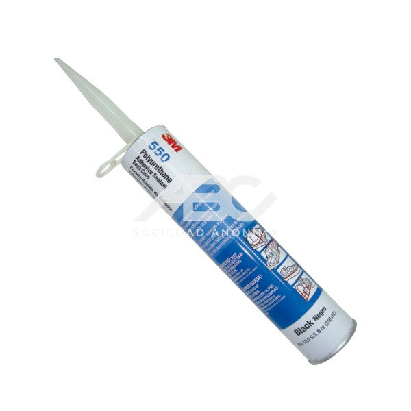 ADHESIVO SELLADOR POLIURETANO DE RAPIDO CURADO PU 550 NEGRO - CARTUCHO X 310ML 3M 52540