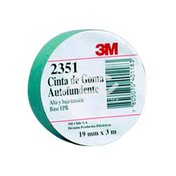 LAS CINTAS ELÉCTRICAS DE GOMA AISLANTE Y AUTOFUNDENTE CON LINER 3M SCOTCH 2351 SON DE COLOR 63272