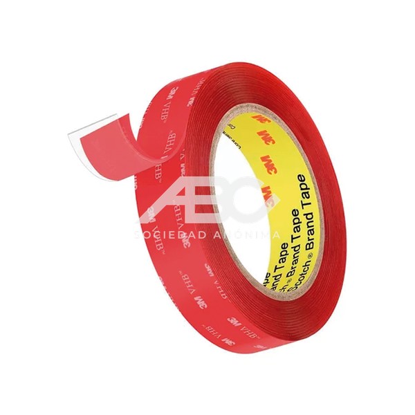 CINTA DOBLE FAZ 4910 VHB 12MM X 33M X1 USO INTERIOR 65470