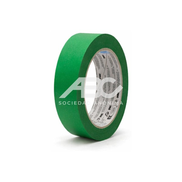 CINTA ENMASCARAR UV GREEN TAPE - 24MM X 55MTS - POR UNIDAD 3M 67041