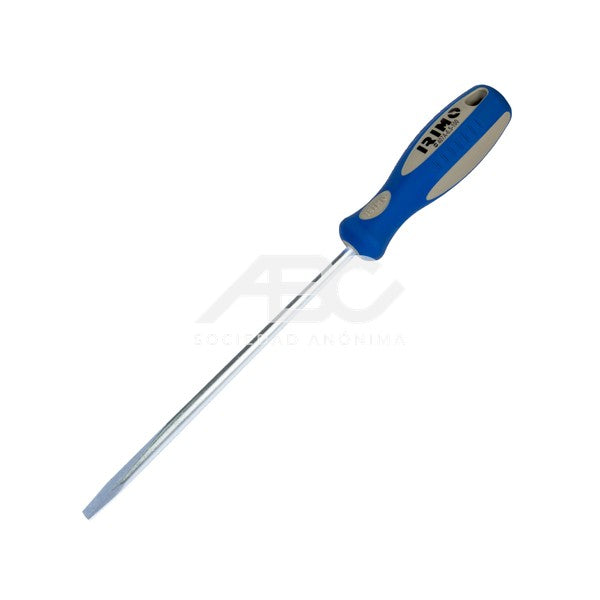 DESTORNILLADOR PUNTA CÓNICA, MANGO BIMATERIAL PARA TORNILLOS RANURADOS IRIMO 407A-5.5-100