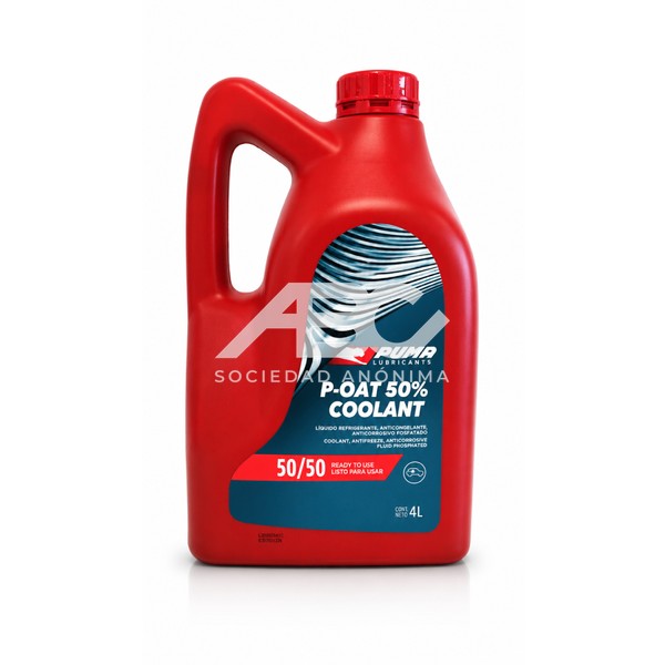 REFRIGERANTE COOLANT P-OAT 50% 4LTS PUMA 4202953