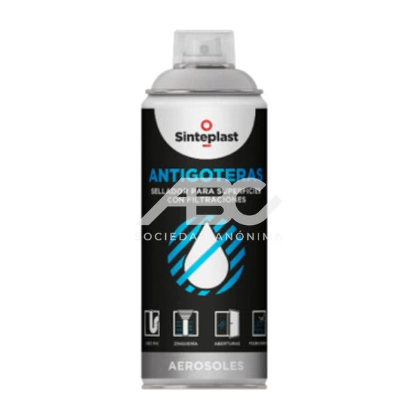 PINTURA EN AEROSOL ANTIGOTERAS TRANSPARENTE 440CM3 SINTEPLAST 43570002