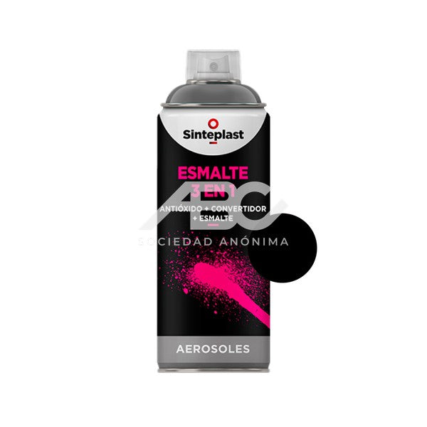 AEROSOL BRILLOSPRAY MAX NEGRO 240 CM3 SINTEPLAST 43597001