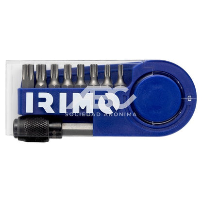 JUEGO DE 9 PUNTAS TORX 1/4" IRIMO 475-9-1