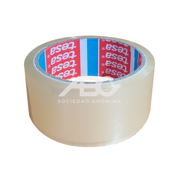 CINTA DE EMPAQUE BASADA EN UN SOPORTE DE PELÍCULA DE PVC Y UN ADHESIVO DE CAUCHO NATURAL TESA 53380-00007-00