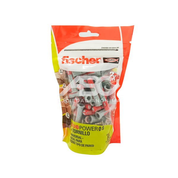 EL DUOPOWER DE FISCHER ES UN TACO INTELIGENTE DE 2 COMPONENTES CON TRES PRINCIPIOS DE 616781