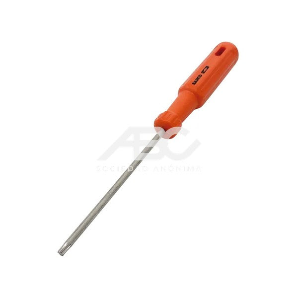 DESTORNILLADOR PARA TORNILLOS CON CABEZA TORX Y MANGO BIMATERIAL T15 X 100 BAHCO 618-15-100