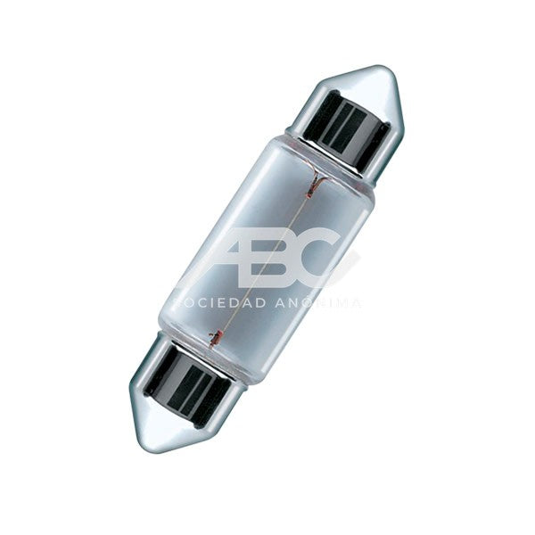 LAMPARA TUBULAR 12 VOLTS LUZ INTERIOR 3 WATTS SV7-8 OSRAM 6428-7900031 - PACK X10