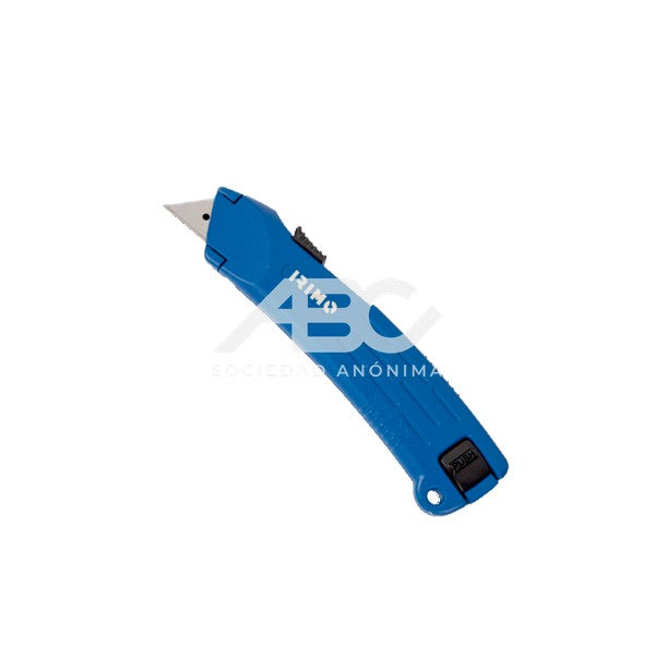 CÚTER DE HOJA TRAPEZOIDAL CON SISTEMA DE SEGURIDAD .SISTEMA DE SEGURIDAD "HEAVY DUTY".MODELO IRIMO 669-175-1