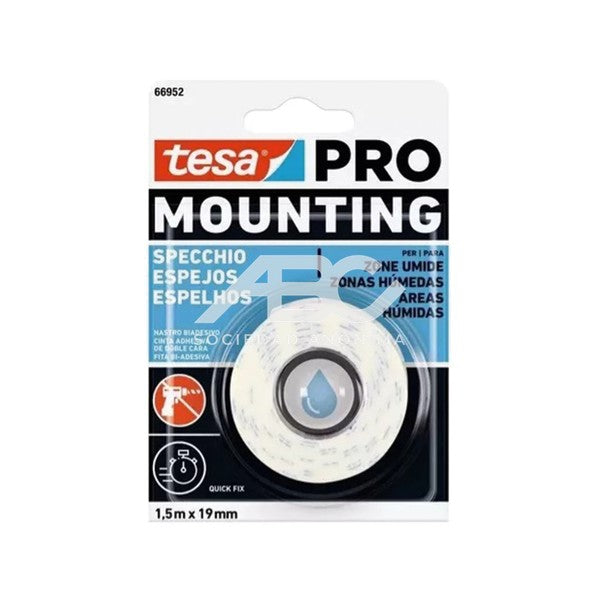 LA CINTA TESA MOUNTING PRO ESPEJOS ES IDEAL PARA LOS PROFESIONALES CUANDO LOS CLIENTES NO 66952-00003-01