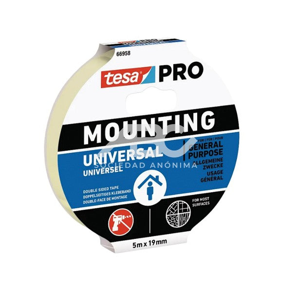 MOUNTING PRO UNIVERSAL ES UNA CINTA MULTIUSOS IMPRESCINDIBLE PARA TODO PROFESIONAL QUE TRABAJE TESA 66958-00004-01