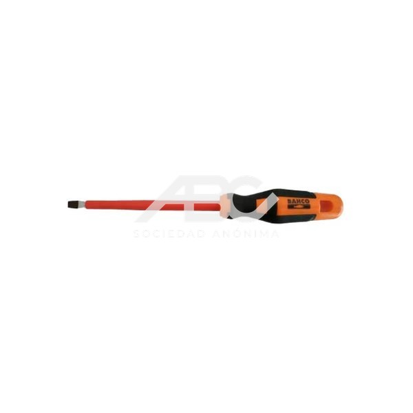 DESTORNILLADOR AISLADO PARA TORNILLOS RANURADOS 10 - ISO 2380, IEC 60900, CERTIFICADO VDE BAHCO 813IEC10-200RN