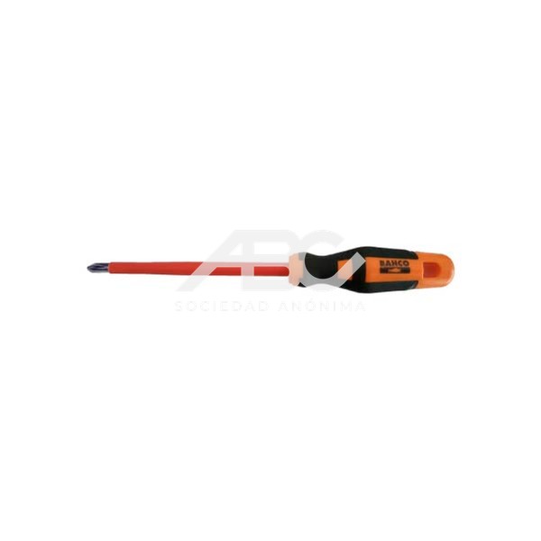 DESTORNILLADOR PHILIPS 100 MM AISLADO 1000V BAHCO 815IEC2-100RN