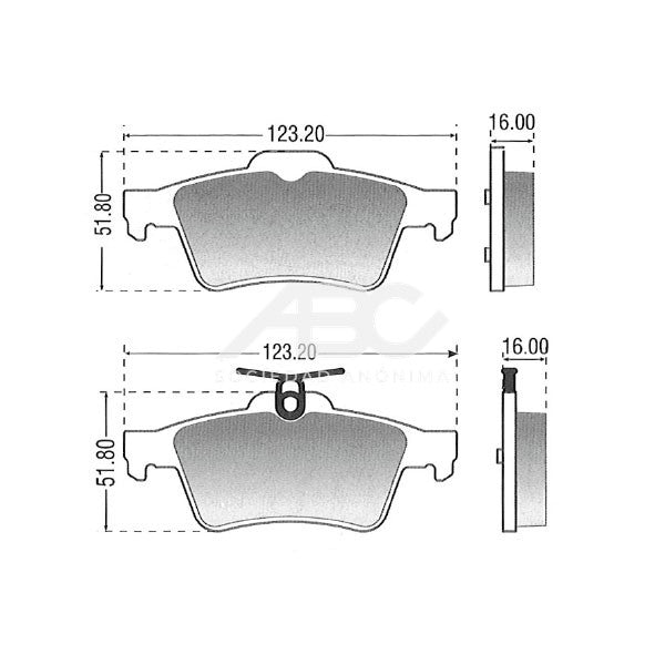 PASTILLAS DE FRENO - PAST TRAS FD FOCUS/KUGA/C5/508 PLASBESTOS 83526