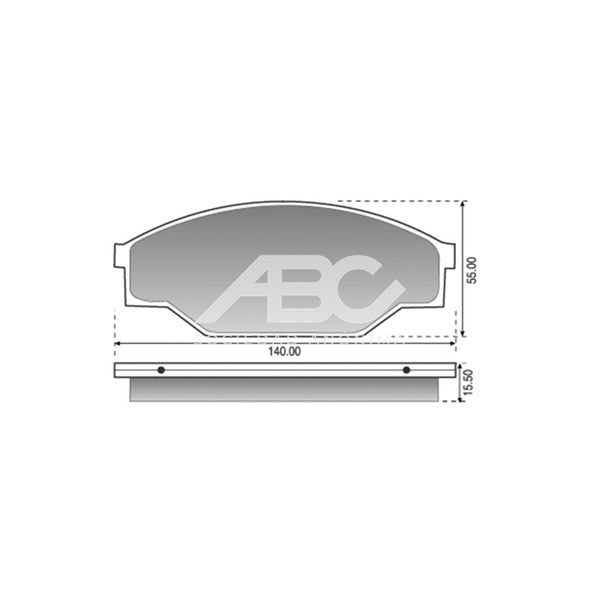 PASTILLAS DE FRENO DELANTERA HILUX INNOVA PLASBESTOS 83764