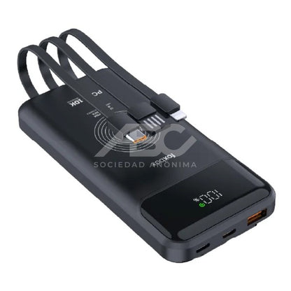 CARGADOR PORTATIL FOXBOX ENERGY PORT 10000 MAH WIRELESS NEGRO 8520