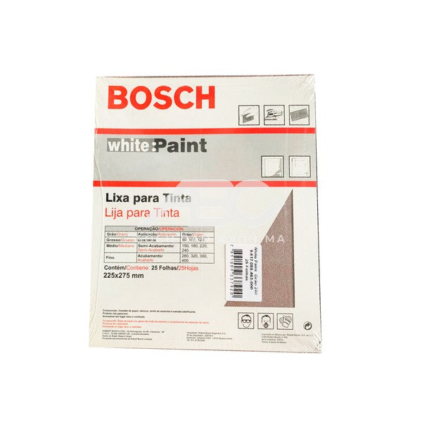 LIJA SECA / CARBURO DE SILICIO PARA PINTURA - LAQUEADO BOSCH 9617.085.463
