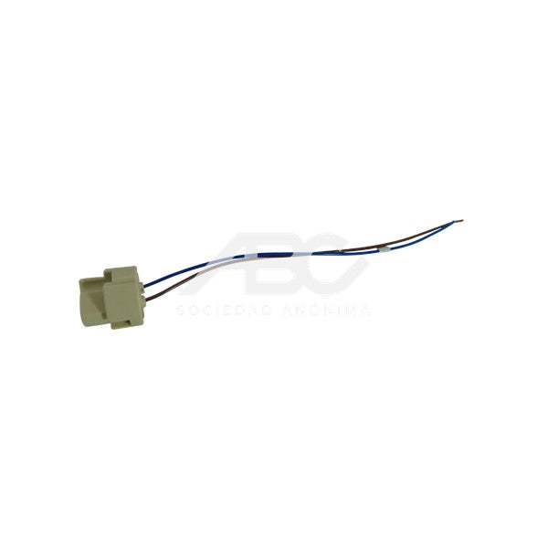 PORTALAMPARA PORCELANA AKAI G9 ANCHO 24MM CABLE TEFLON (UXB 100) AK1005