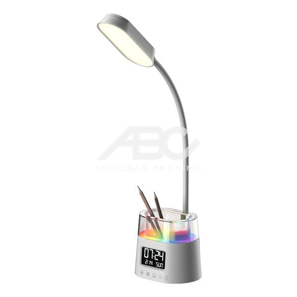 VELADOR DE ESCRITORIO MULTICOLOR, CON RELOJ 9W 2700K-5000K 170LM AKAI 1535