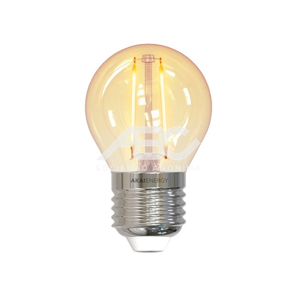 LAMPARA LED BULBO FILAMENTO 1800K E27 1W AKAI 3365