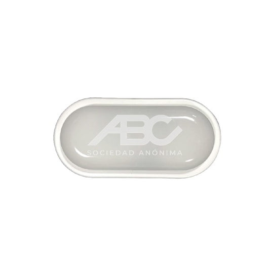 LUMINARIA LED FIJA 12W 6000K OVAL BLANCO AKAI 4504