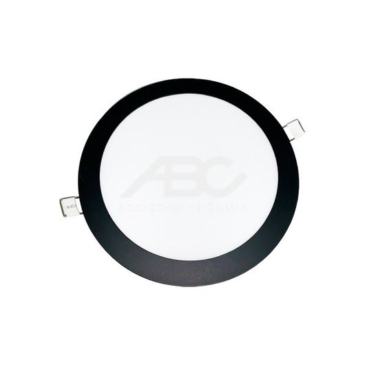 PLAFON LED DE EMBUTIR REDONDA-NEGRA- 18W 3000K 1530LM - DIAMETRO 250MM AKAI AK5706B