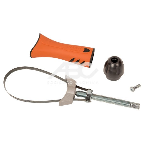 LLAVE SACAFILTRO DE CINTA C/MANGO 65-105MM BAHCO BE62110
