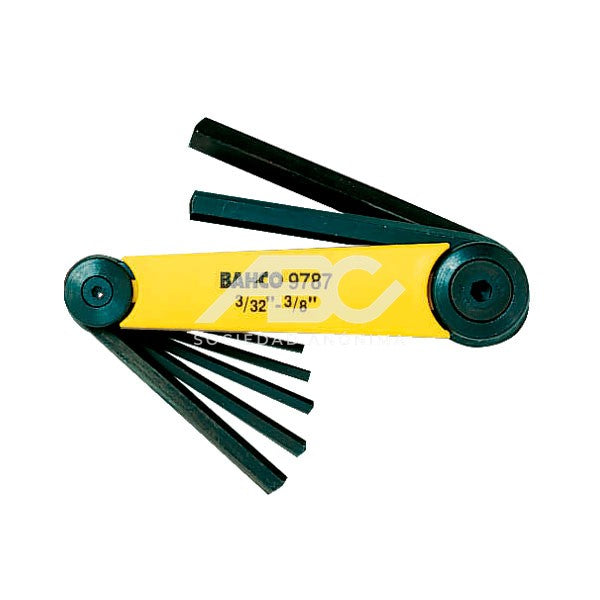 LLAVES HEXAGONALES JUEGO CON PUNTA ESFERICA BAHCO BE-9787