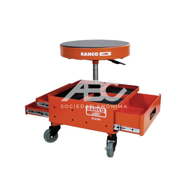 BANCO REGULABLE CON ALMACENAJE BAHCO - AJUSTABLE EN ALTURA: 435 - 555MM BLE300
