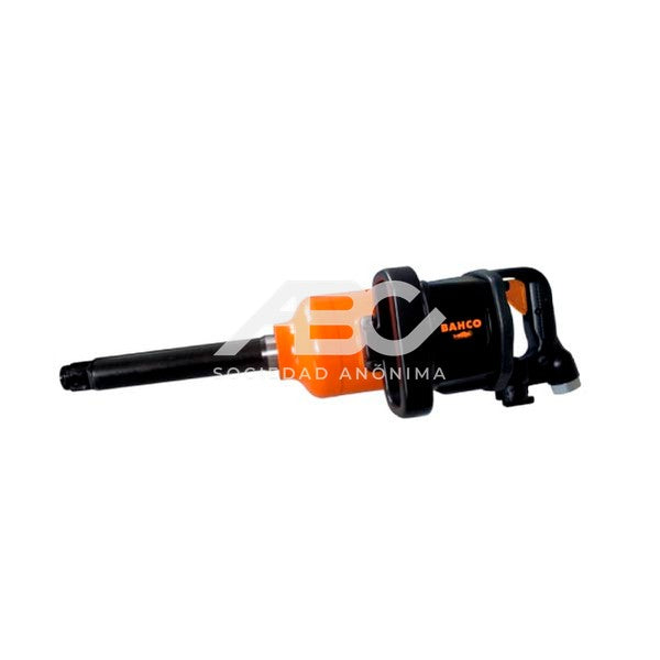 LLAVE DE IMPACTO NEUMATICA DE VASTAGO LARGO DE 1" DE 6.3 BARES, PESO 12KG BAHCO BP901L